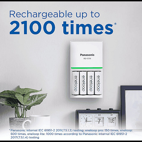 Акумулятор Panasonic Eneloop NI-MH  AA 2000 мАг, 2 шт.