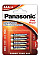 Батарейка Panasonic PRO POWER  лужна AAA блістер, 4 шт.
