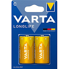 Батарейка Varta Longlife лужна C(LR14) блістер, 2шт