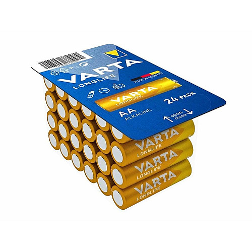 Батарейка Varta Longlife лужна  AA  блістер, 24 шт