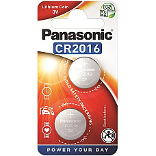 Батарейка Panasonic літієва CR2016 блістер, 2 шт.