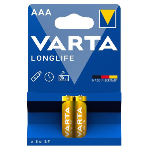 Батарейка Varta Longlife лужна AAA блістер, 2 шт