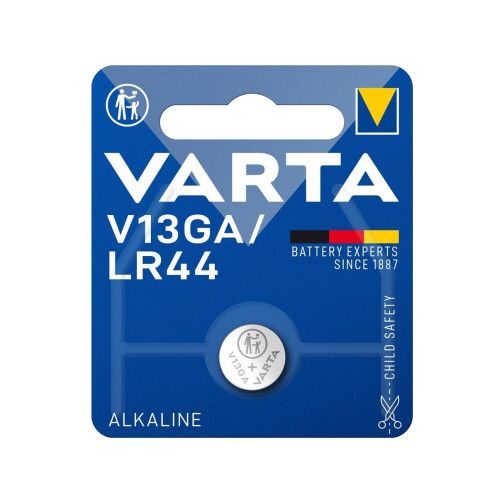 Батарейка Varta лужна V13 GA (LR44, LR1154, AG13, А76)  блістер, 1 шт