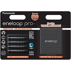 Акумулятор Panasonic Eneloop NI-MH  Pro AAA 930 4 шт, з кейсом для зберігання