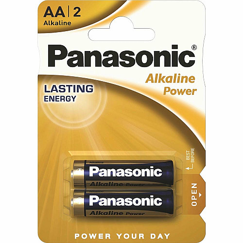 Батарейка Panasonic ALKALINE POWER щелочная AA блистер, 2 шт.