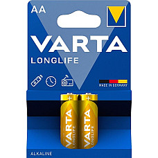Батарейка Varta Longlife лужна AA блістер, 2 шт