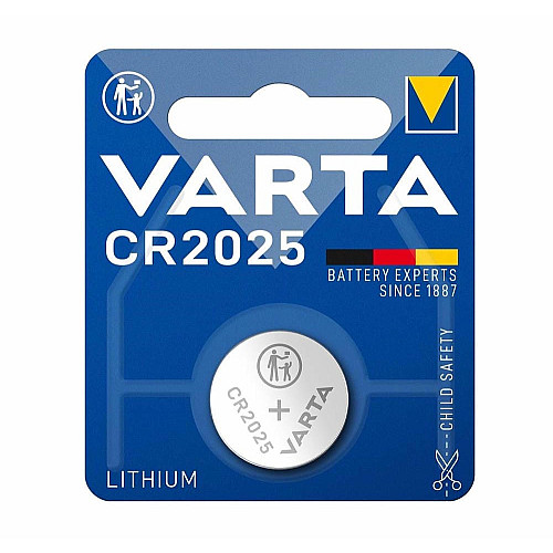 Батарейка Varta літієва CR2025  блістер, 1 шт