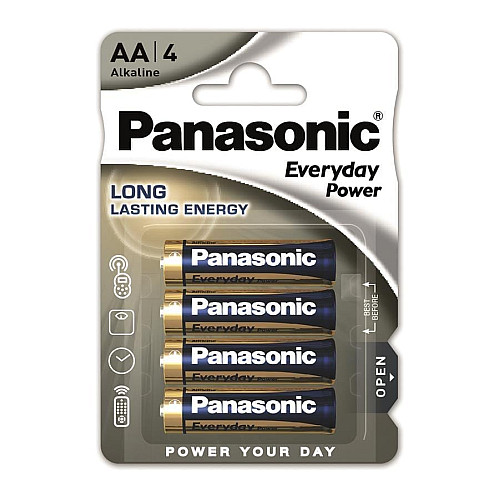 Батарейка Panasonic EVERYDAY POWER щелочная AA блистер, 4 шт.