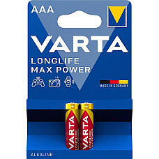 Батарейка Varta Longlife Max Power лужна AAA  блістер, 2 шт