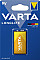Батарейка Varta Longlife щелочная 6LR61(6LF22, MN1604, MX1604,Крона) блистер, 1 шт