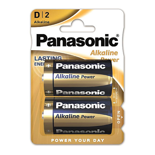 Батарейка Panasonic ALKALINE POWER лужна D(LR20) блістер, 2 шт.