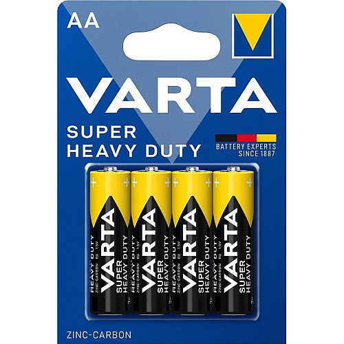 Батарейка Varta Super Heavy Duty угольно-цинковая AA блистер, 4 шт.