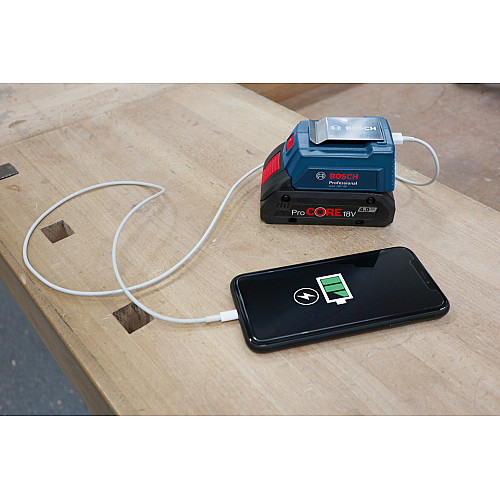 Адаптер USB для батареї Bosch Professional GAA 18V-48 2.4А