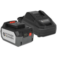 Набір акумулятора та зарядного пристрою Konner&Sohnen KS 20V4-1-KIT 20В 1х4А·год