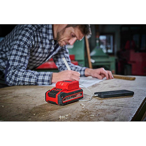 Зарядное устройство USB аккумуляторное Einhell TC-CP 18 Li USB A/C - Solo PXC 18В Type-A/Type-C 2 A 0.06кг без АКБ и ЗП