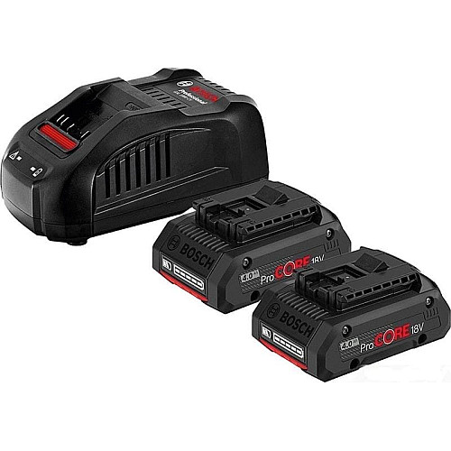 Набор аккумулятора и зарядного устройства Bosch Professional ProCore 18В 2х18В 4А·час ЗП