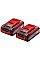 Акумулятор Einhell Twinpack PXC Plus 18В 2х3А·год 1.23кг