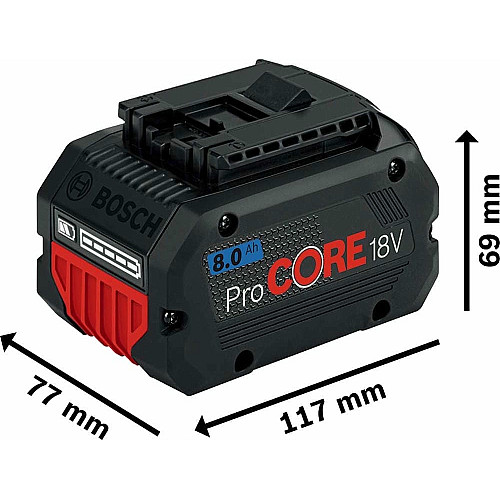 Акумулятор Bosch Professional ProCore 18В 8А·год 1.05кг