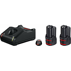 Набір акумулятора та зарядного пристрою Bosch Professional GBA 12В 2х3.0А·год ЗП GAL 12V-40