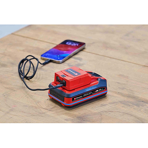 Зарядное устройство USB аккумуляторное Einhell TC-CP 18 Li USB A/C - Solo PXC 18В Type-A/Type-C 2 A 0.06кг без АКБ и ЗП