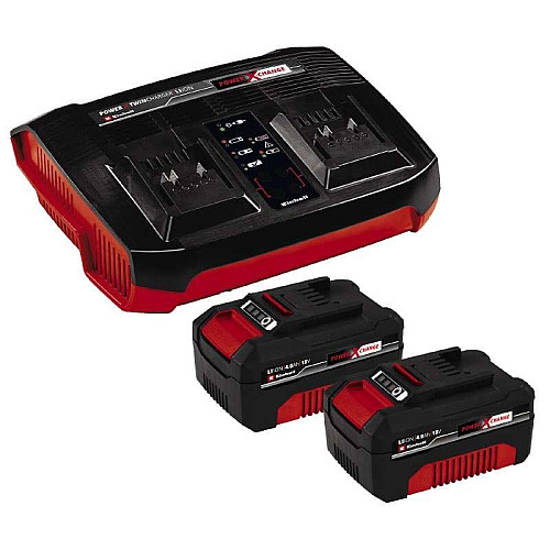 Набор аккумуляторов и зарядных устройств Einhell Twincharger Kit PXC 2х18В 2х4.0А·час