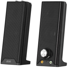 Акустична система 2E PCS203, 2.0, USB, Metal Black