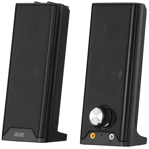 Акустична система 2E PCS203, 2.0, USB, Metal Black