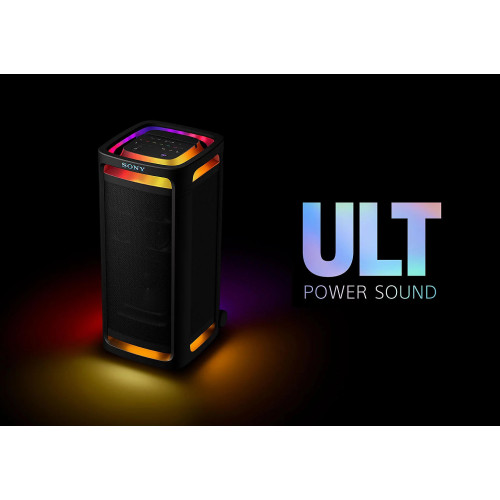 Акустична система Sony ULT TOWER 9AC 2.0, BT 5.3, LED, Party Connect, SBC, AAC, LDAC