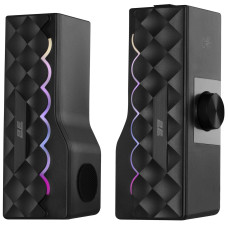Акустична система 2E PCS232 RGB, Soundbar, 2.0, USB, Black