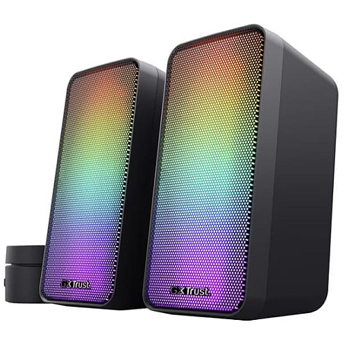 Акустична система Trust GXT 611 Wezz, USB/AUX,  RGB/Knob, чорний