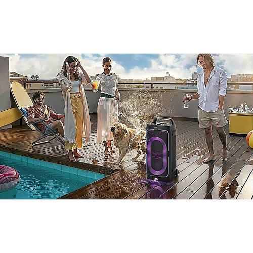 Акустическая система Samsung MX-ST50F 240Вт, 2.0, BT, USB, 3.5 Mini Jack, IPX4, Party Lights+, SBC, AAC, черный