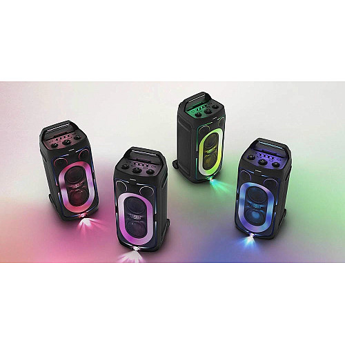 Акустическая система Samsung MX-ST50F 240Вт, 2.0, BT, USB, 3.5 Mini Jack, IPX4, Party Lights+, SBC, AAC, черный