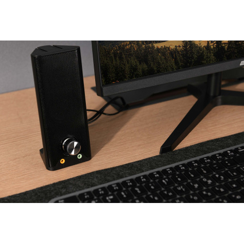 Акустична система 2E PCS203, 2.0, USB, Metal Black