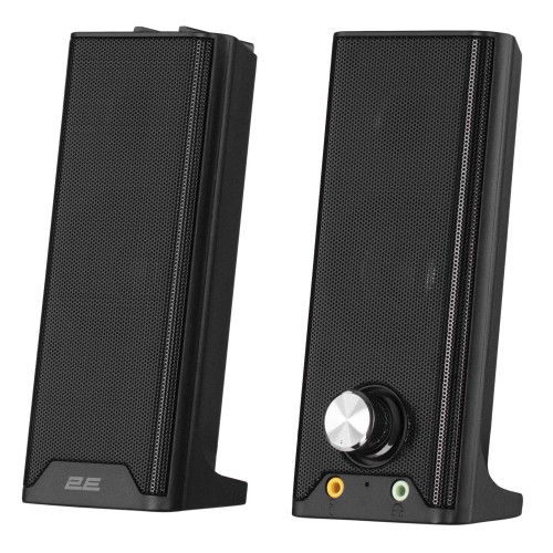 Акустична система 2E PCS203, 2.0, USB, Metal Black