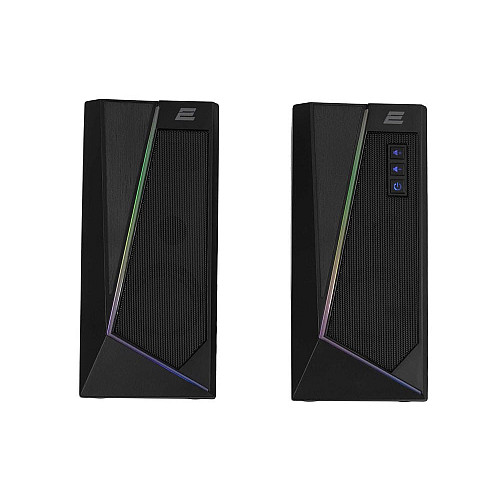 Акустична система 2E PCS233 RGB, 2.0, USB, Black