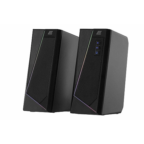 Акустична система 2E PCS233 RGB, 2.0, USB, Black