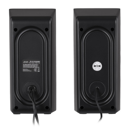 Акустична система 2E PCS202, 2.0, USB, Black