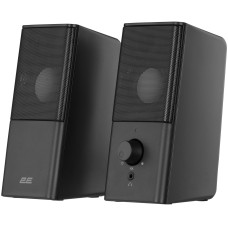 Акустична система 2E PCS202, 2.0, USB, Black