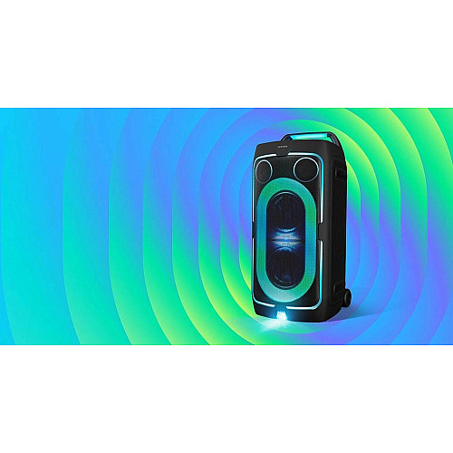 Акустическая система Samsung MX-ST50F 240Вт, 2.0, BT, USB, 3.5 Mini Jack, IPX4, Party Lights+, SBC, AAC, черный