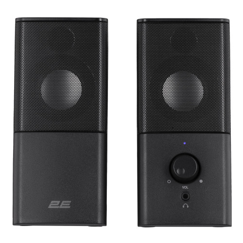 Акустична система 2E PCS202, 2.0, USB, Black
