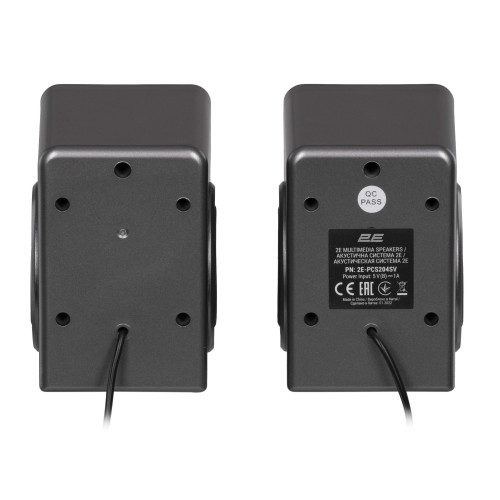 Акустична система 2E PCS204, 2.0, USB, Silver
