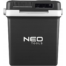 Холодильник мобільний Neo Tools, 2в1, 26л, 230/12В, підігрів 55Вт, охолодження 60Вт, електронна панель, USB-порт, 3.8кг