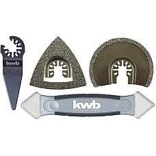Набір насадок для реноватору Einhell KWB для плитки 4шт