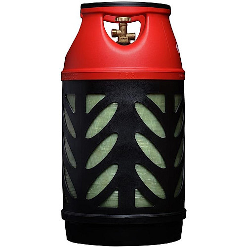 Баллон газовый композитный Gutgas Ragasco CRS-24.5, 24.5л, пропан/бутан 10кг/12кг, 30бар, вентиль Shell (украинский стандарт), 5.3кг