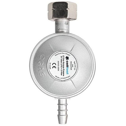 Редуктор газовый Cellfast KLF G12, евростандарт, 37мбар, 1.5кг/г