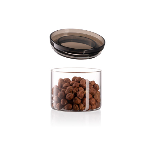 Банка для зберігання ARDESTO Fresh, 380мл, скло, пластик, прозорий