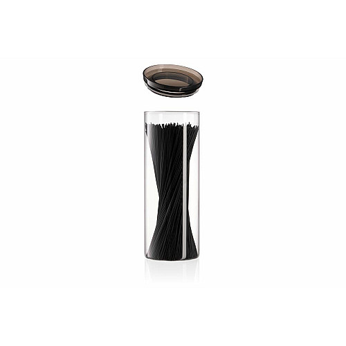 Банка для зберігання ARDESTO Fresh, 1600мл, скло, пластик, прозорий