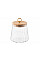 Банка для хранения ARDESTO Fresh Vintage, 650мл, стекло, бамбук, прозрачный
