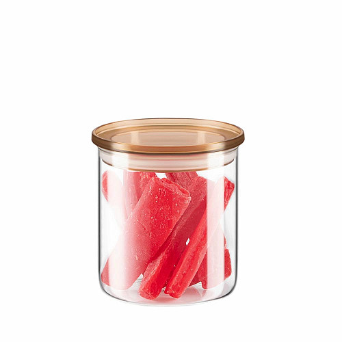 Банка для зберігання ARDESTO Fresh 700мл, скло, пластик, прозорий