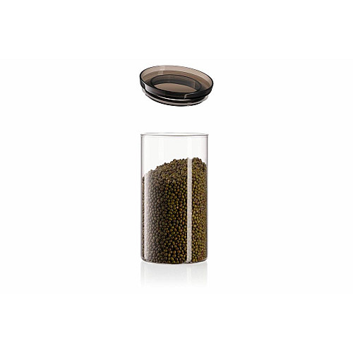 Банка для зберігання ARDESTO Fresh, 1150мл, скло, пластик, прозорий